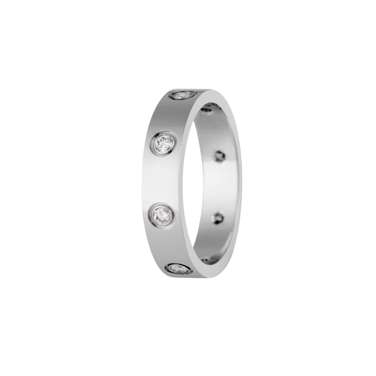 [Loran]LOVE 4MM 8 DIAMONDS RING