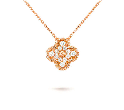 [Loran]15MM CLOVER FLOWER PENDANT NECKLACE COLLECTION