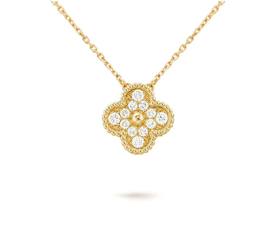 [Loran]15MM CLOVER FLOWER PENDANT NECKLACE COLLECTION