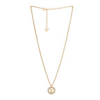 [Loran]BY NIGHT DIAMOND PAVED NECKLACE