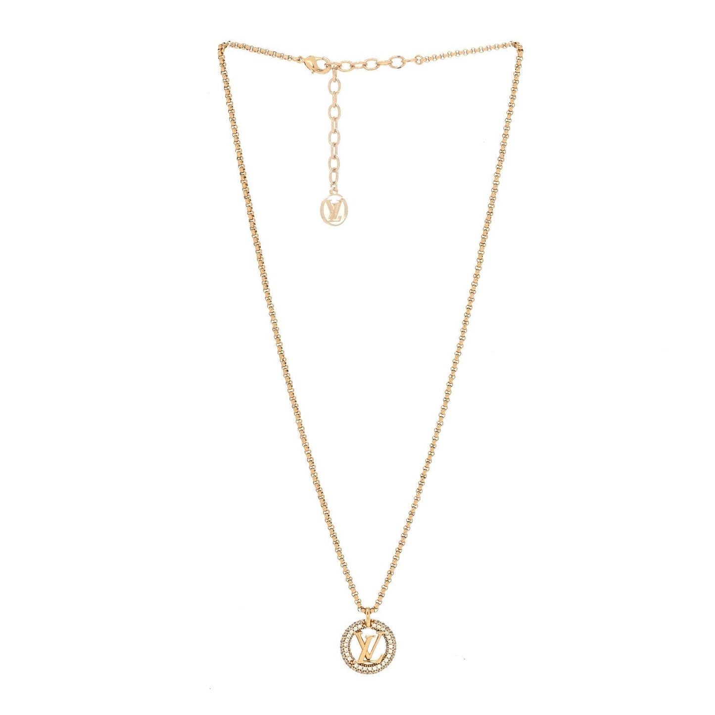 [Loran]BY NIGHT DIAMOND PAVED NECKLACE