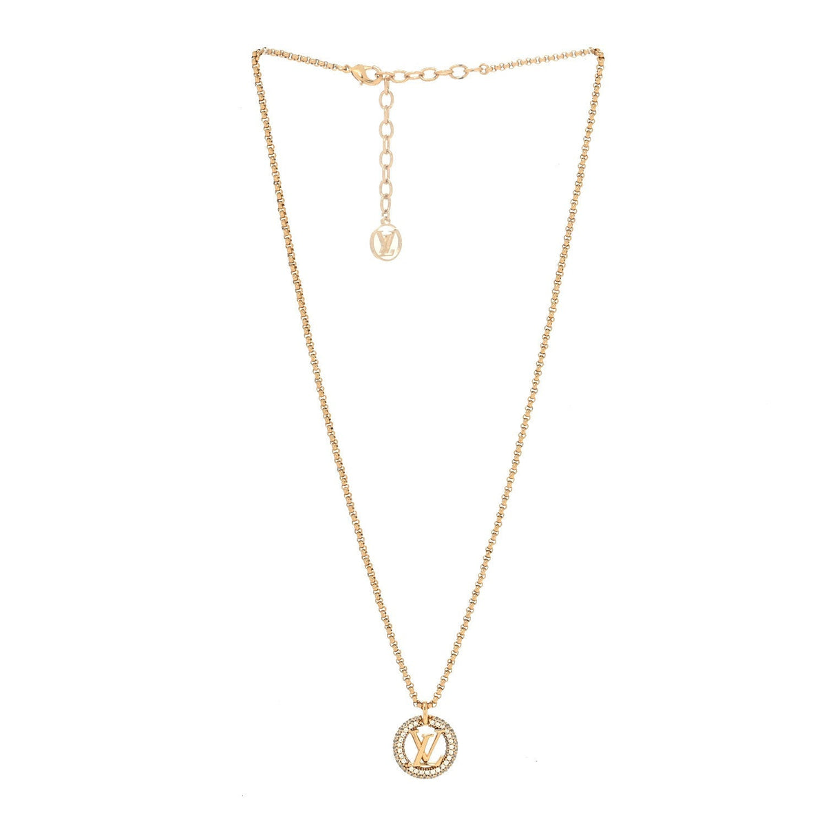 [Loran]BY NIGHT DIAMOND PAVED NECKLACE