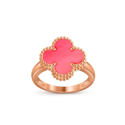 [Loran]LUCKY CLOVER VINTAGE ROSE GOLD RING COLLECTION