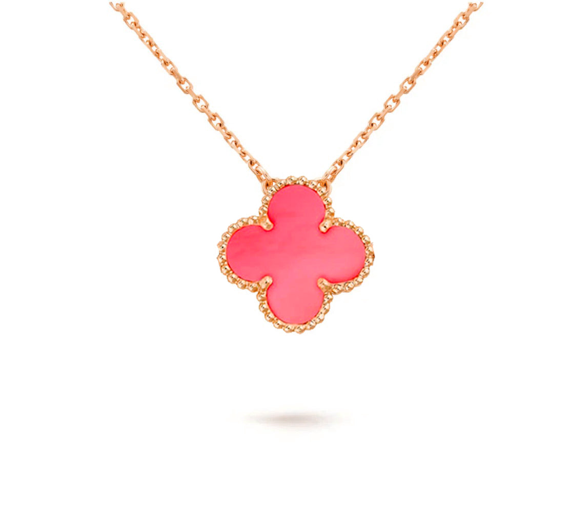 [Loran]15MM CLOVER FLOWER PENDANT NECKLACE COLLECTION