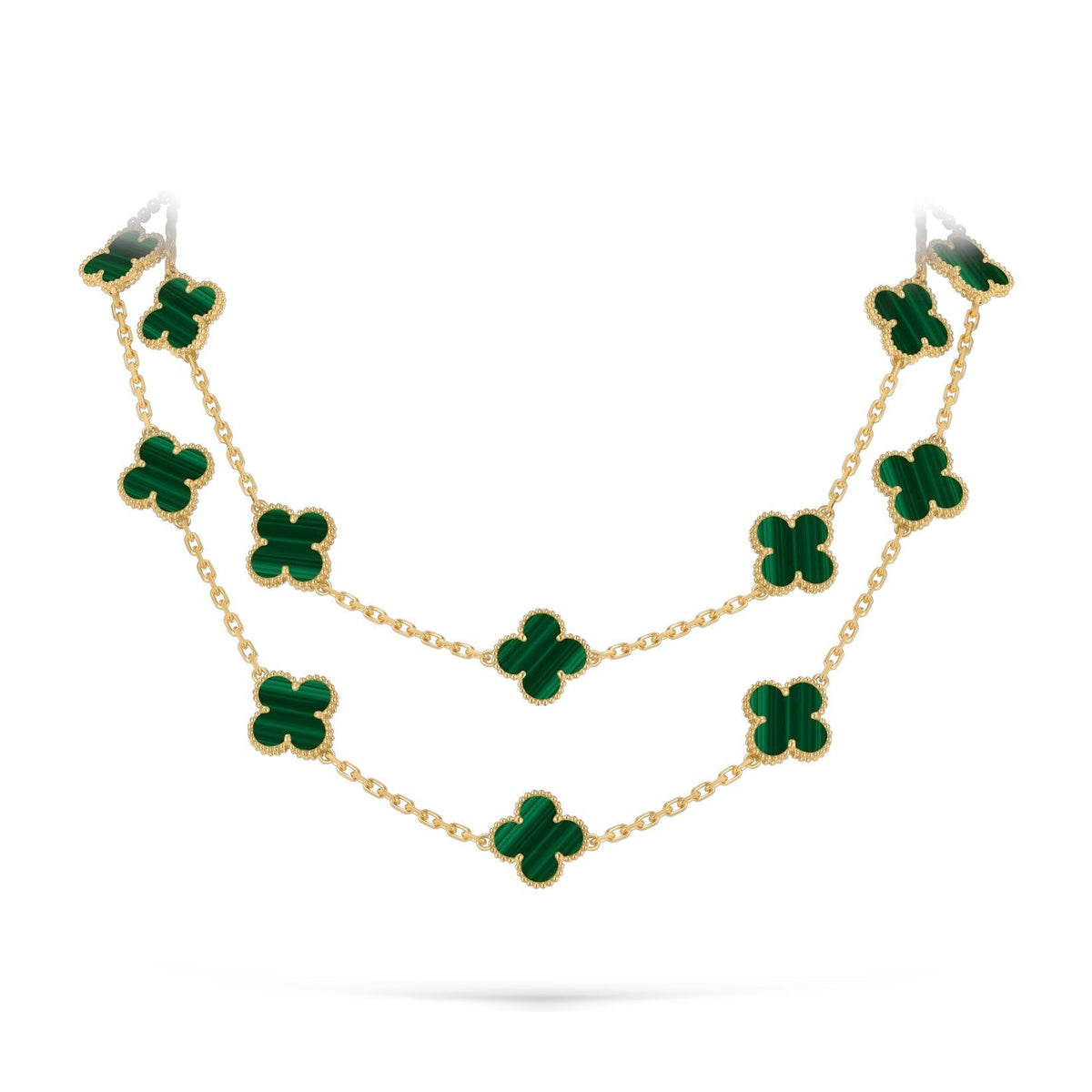 [Loran]CLASSIC 20-MOTIF LUCKY CLOVER LONG NECKLACE GOLD COLLECTION