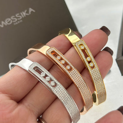 [Loran]MOVE NOA PAVÉ DIAMOND BANGLE BRACELET