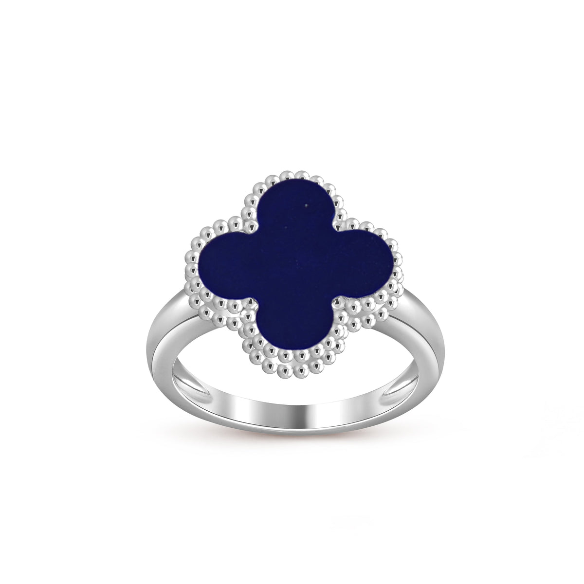[Loran]LUCKY CLOVER VINTAGE WHITE GOLD RING COLLECTION