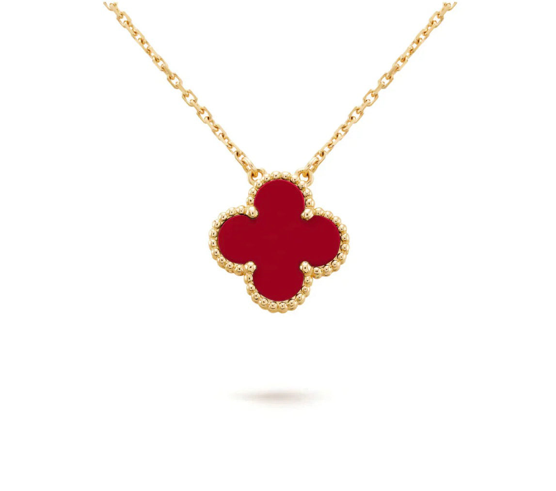 [Loran]15MM CLOVER FLOWER PENDANT NECKLACE COLLECTION