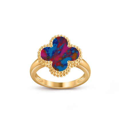 [Loran]LUCKY CLOVER VINTAGE GOLD RING COLLECTION