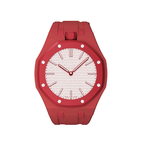[Loran]OAK POP EXCLUSIVE RED SILICONE STRAP