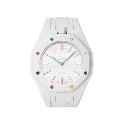 [Loran]OAK POP EXCLUSIVE  WHITE SILICONE STRAP