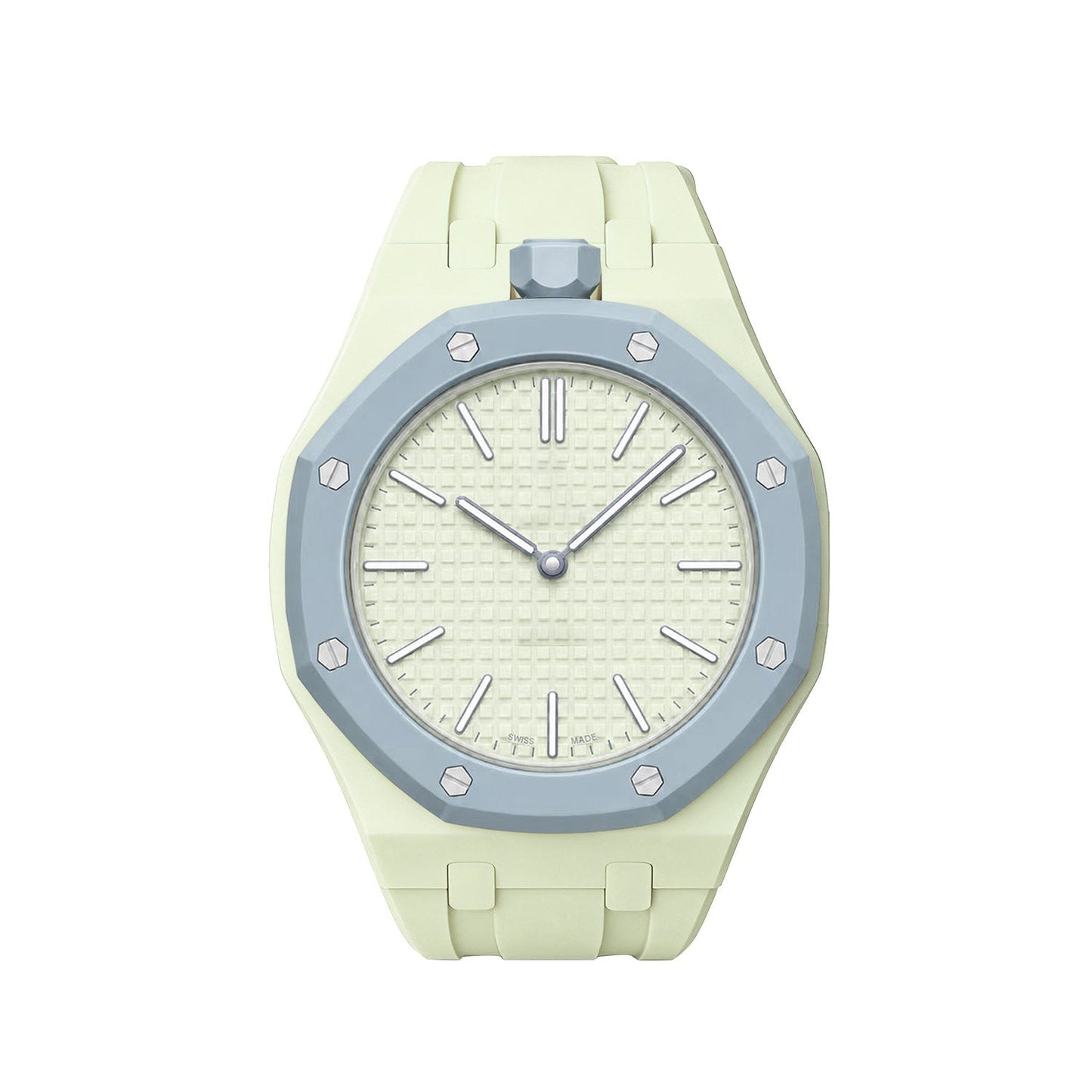 [Loran]OAK POP EXCLUSIVE CREAMY YELLOW SILICONE STRAP
