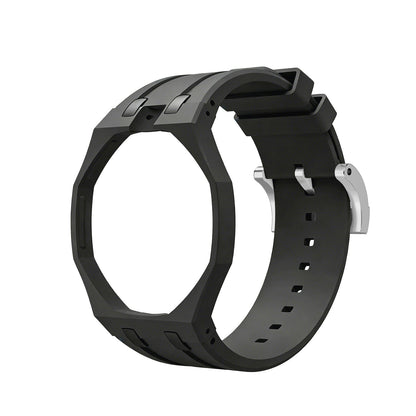 [Loran]OAK POP EXCLUSIVE BLACK SILICONE STRAP