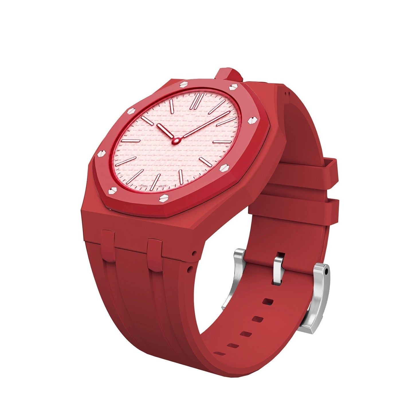 [Loran]OAK POP EXCLUSIVE RED SILICONE STRAP