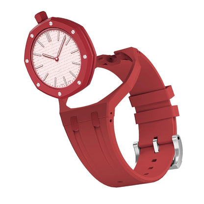 [Loran]OAK POP EXCLUSIVE RED SILICONE STRAP