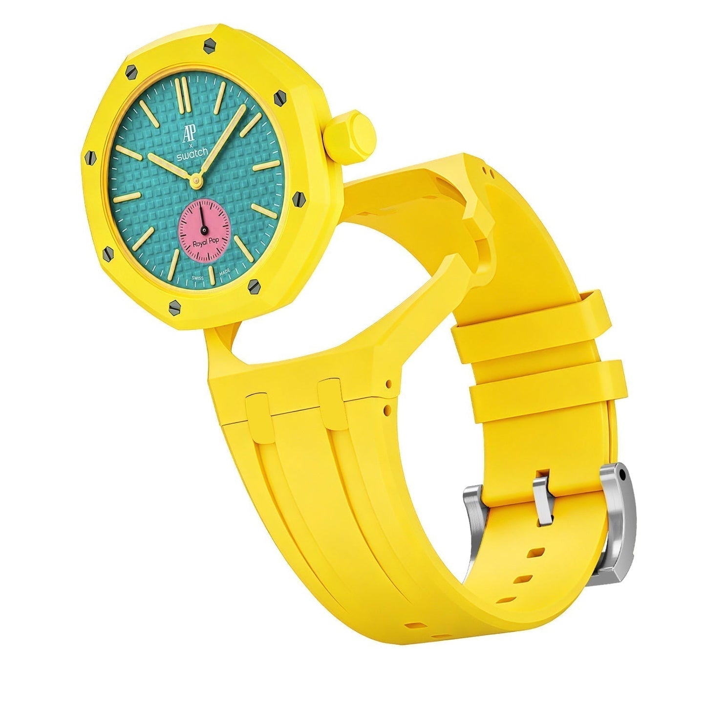 [Loran]OAK POP EXCLUSIVE YELLOW SILICONE STRAP
