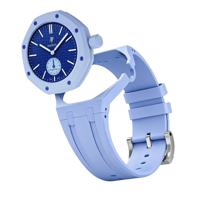 [Loran]OAK POP EXCLUSIVE LIGHT BLUE SILICONE STRAP