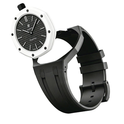 [Loran]OAK POP EXCLUSIVE BLACK SILICONE STRAP