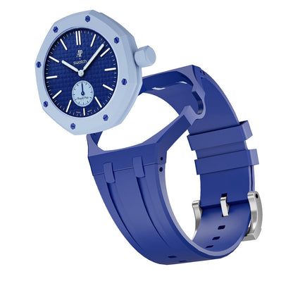 [Loran]OAK POP EXCLUSIVE DARK BLUE SILICONE STRAP
