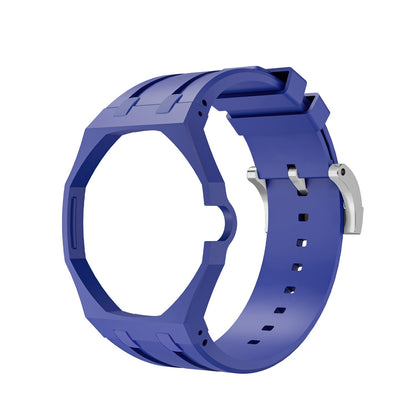 [Loran]OAK POP EXCLUSIVE DARK BLUE SILICONE STRAP