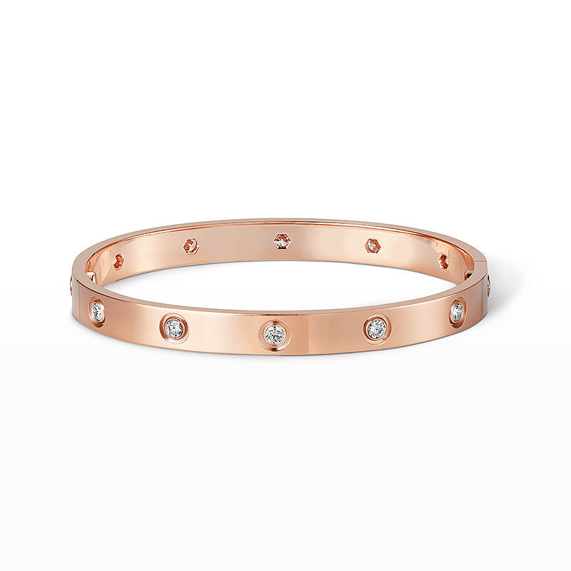 [Loran]CLASSIC 6.1MM LOVE BANGLE - 10-DIAMOND