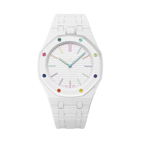 [Loran]OAK POP EXCLUSIVE WHITE BIOCERAMIC STRAP
