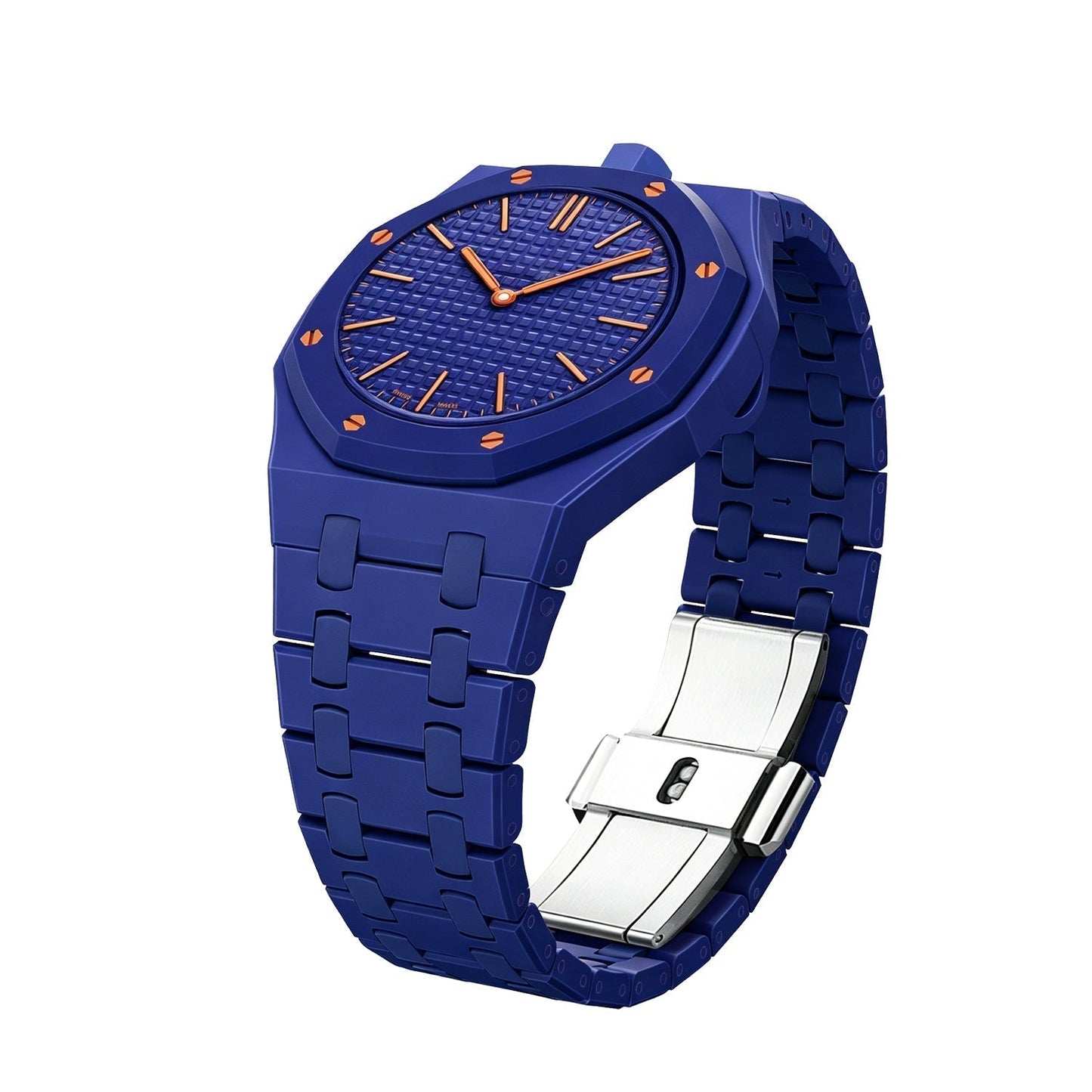 [Loran]OAK POP EXCLUSIVE DARK BLUE BIOCERAMIC STRAP