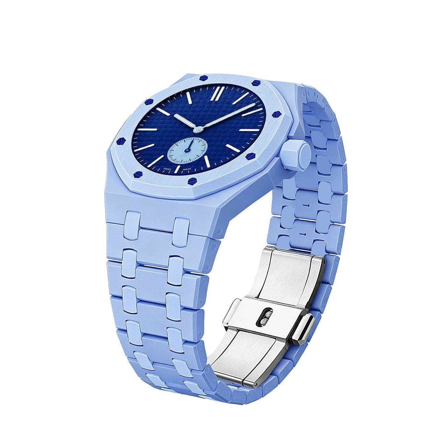 [Loran]OAK POP EXCLUSIVE LIGHT BLUE BIOCERAMIC STRAP
