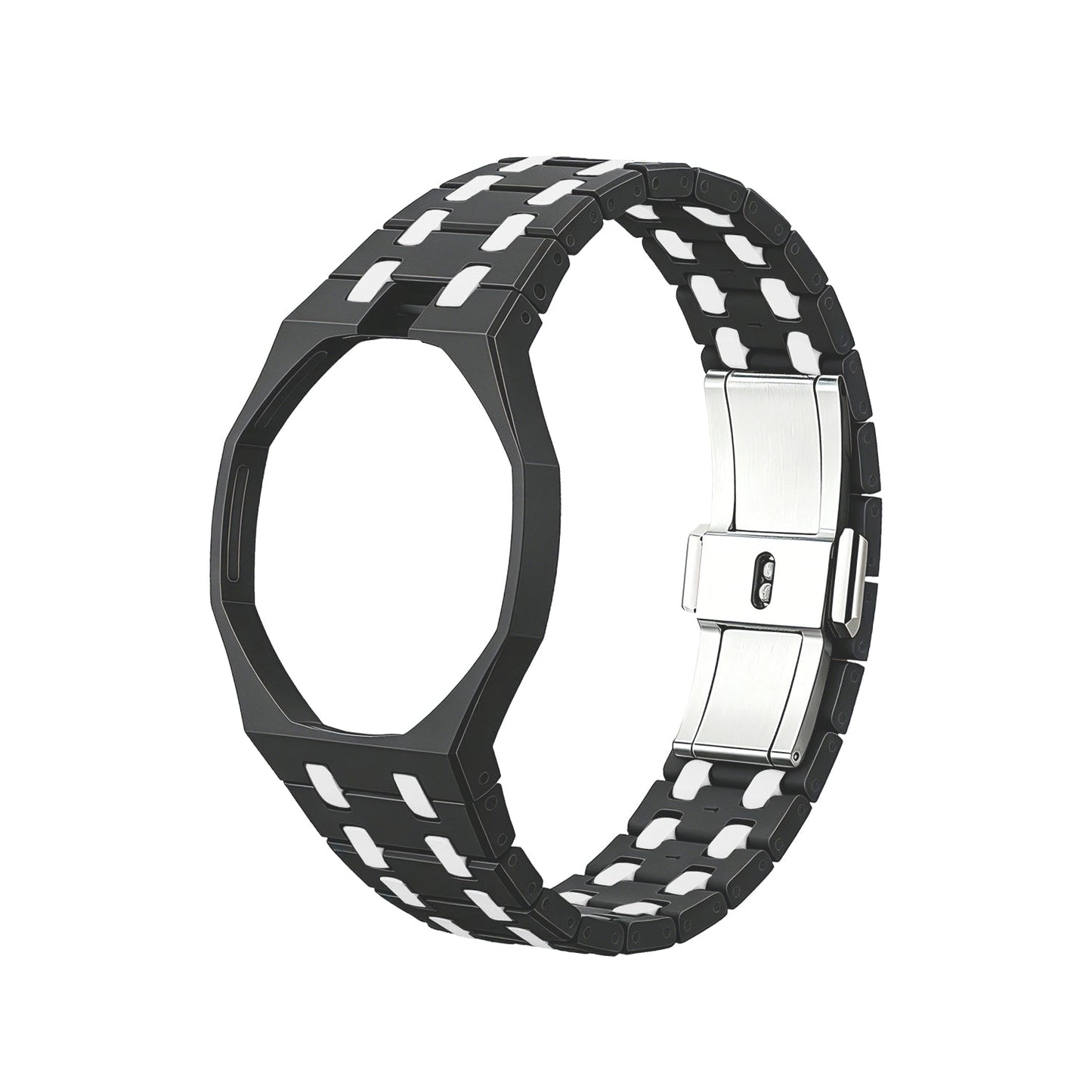 [Loran]OAK POP EXCLUSIVE BLACK AND WHITE BIOCERAMIC STRAP