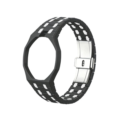 [Loran]OAK POP EXCLUSIVE BLACK AND WHITE BIOCERAMIC STRAP