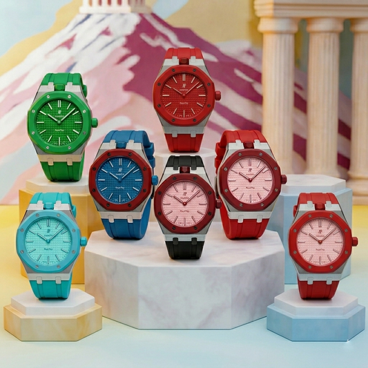 [Loran]ROYAL OAK POP EXCLUSIVE STEEL CASE & SILICONE STRAP
