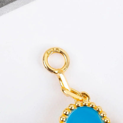 [Loran]LUCKY CLOVER 5-MOTIF BRACELET - TURQUOISE COLLECTION