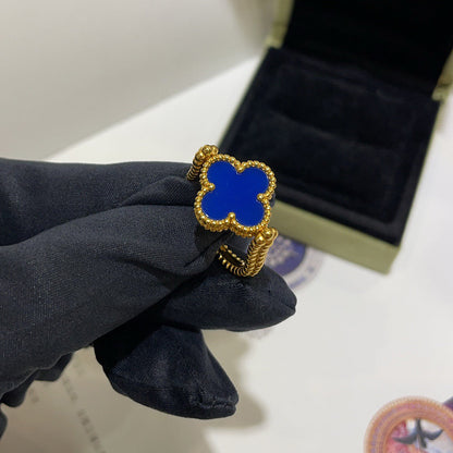 [Loran]LUCKY CLOVER GOLD REVERSIBLE RING