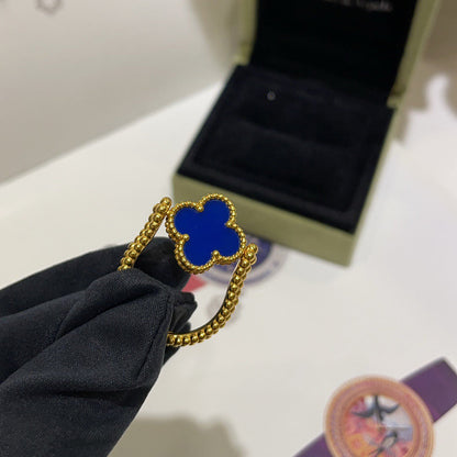 [Loran]LUCKY CLOVER GOLD REVERSIBLE RING
