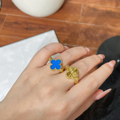 [Loran]LUCKY CLOVER GOLD REVERSIBLE RING