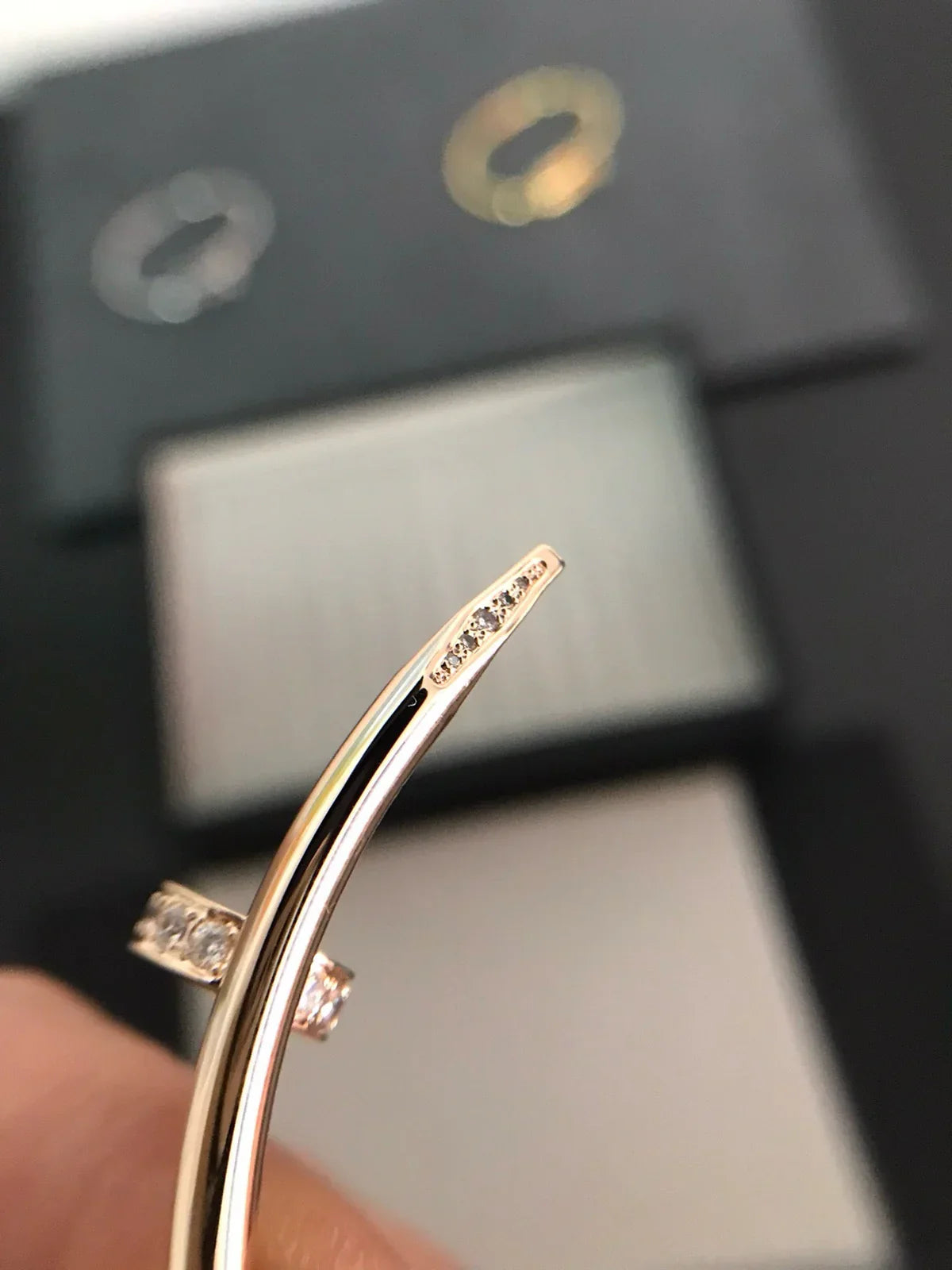 [Loran]JUSTE UN CLOU 3.5MM CLASSIC DIAMOND BANGLE