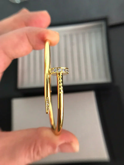 [Loran]JUSTE UN CLOU 3.5MM CLASSIC DIAMOND BANGLE