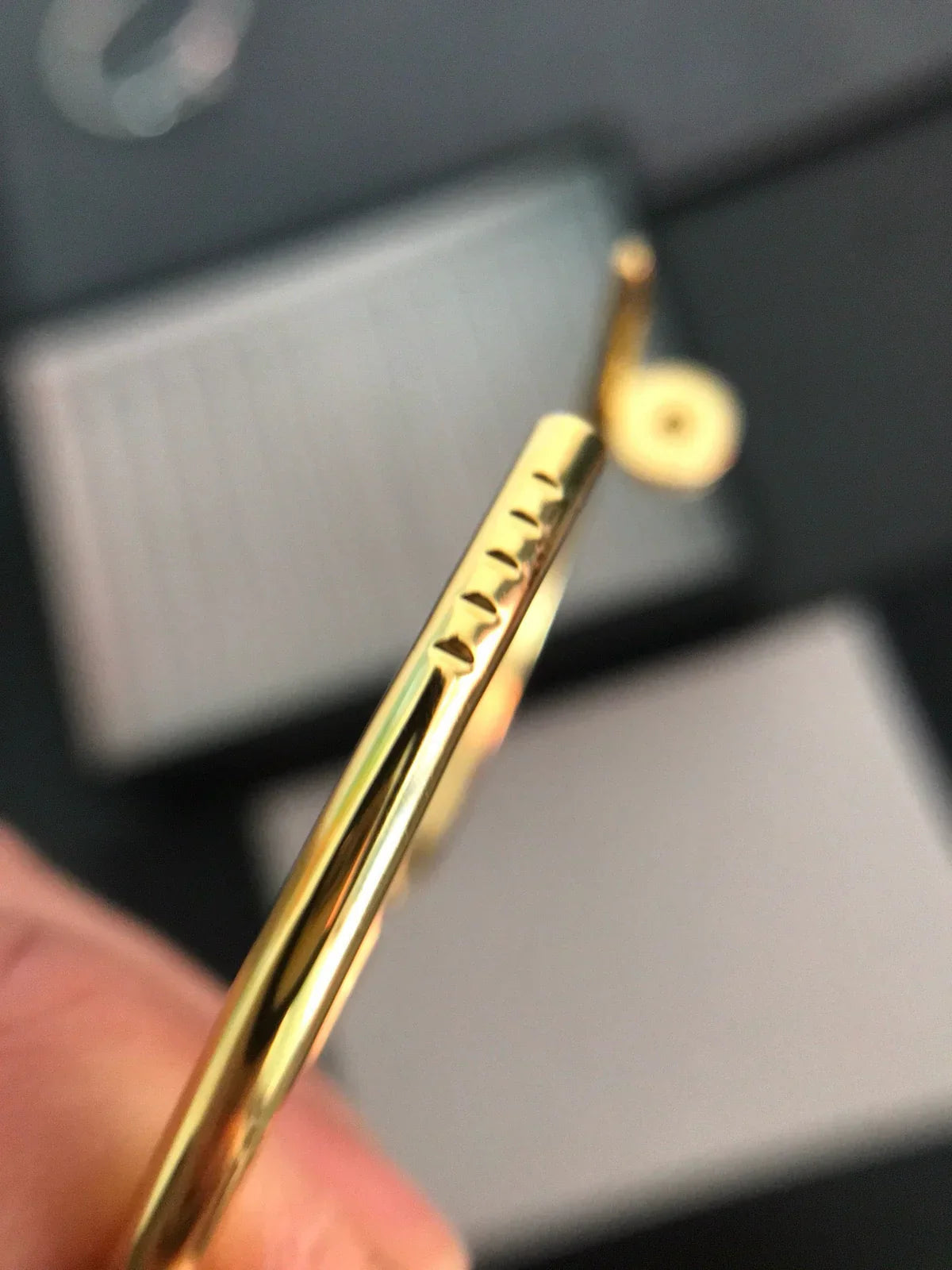 [Loran]JUSTE UN CLOU 3.5MM CLASSIC DIAMOND BANGLE