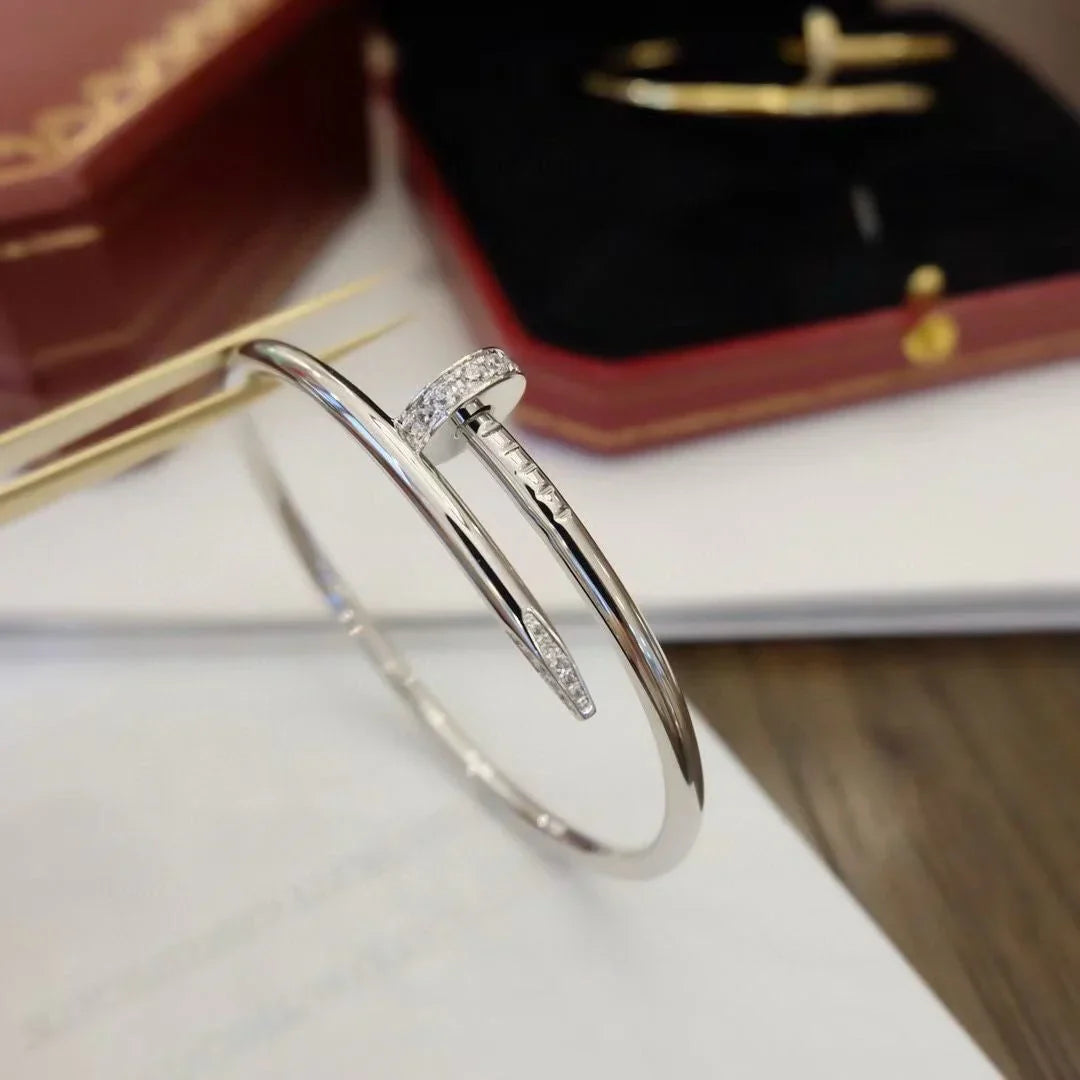 [Loran]JUSTE UN CLOU 3.5MM CLASSIC DIAMOND BANGLE