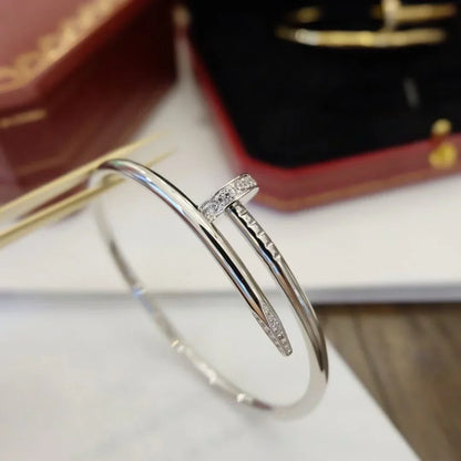 [Loran]JUSTE UN CLOU 3.5MM CLASSIC DIAMOND BANGLE