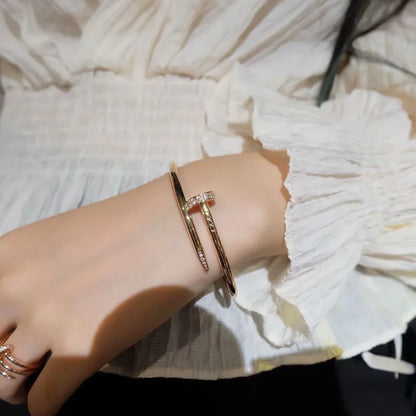 [Loran]JUSTE UN CLOU 3.5MM CLASSIC DIAMOND BANGLE
