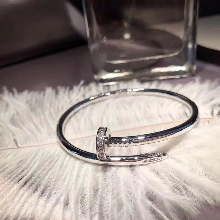 [Loran]JUSTE UN CLOU 3.5MM CLASSIC DIAMOND BANGLE