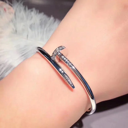 [Loran]JUSTE UN CLOU 3.5MM CLASSIC DIAMOND BANGLE
