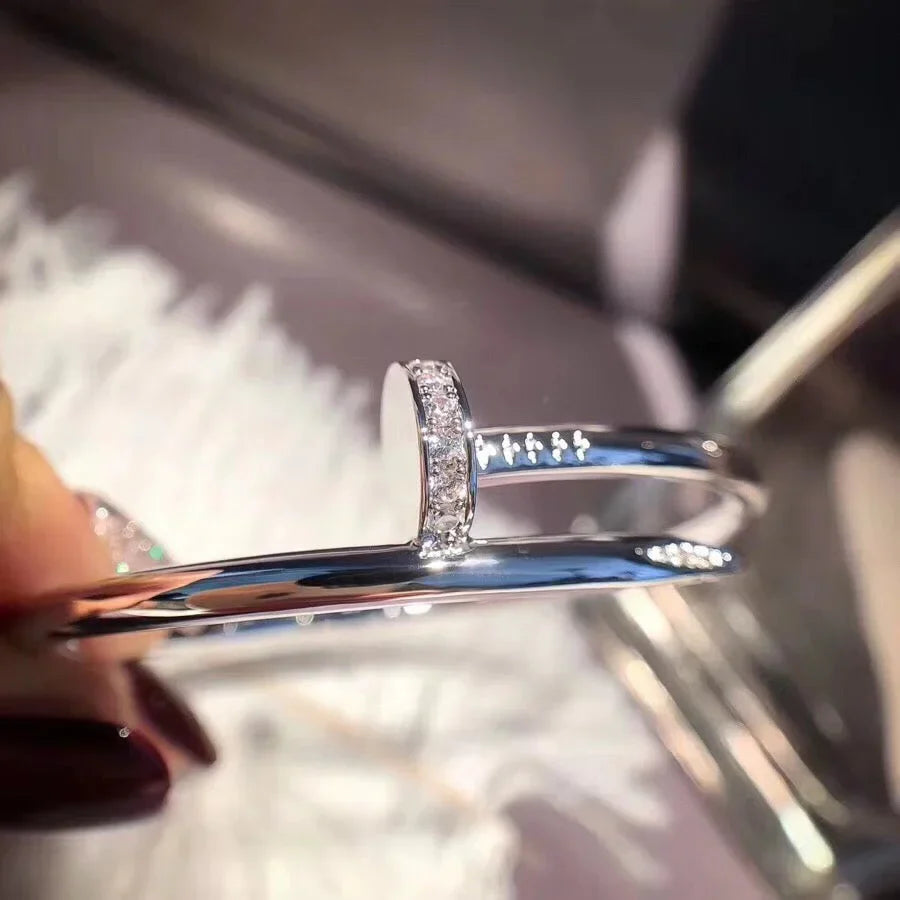 [Loran]JUSTE UN CLOU 3.5MM CLASSIC DIAMOND BANGLE