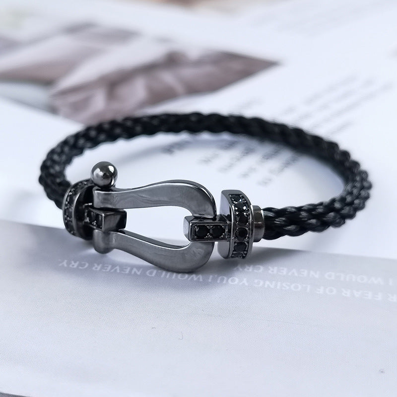 [Loran]FORCE LARGE SERIES BLACK SAMURAI BRACELET