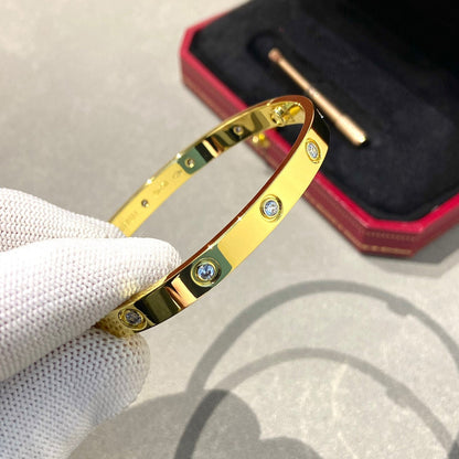 [Loran]CLASSIC 6.1MM LOVE BANGLE - 10-DIAMOND