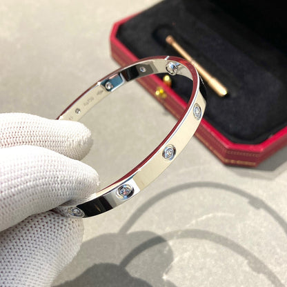 [Loran]CLASSIC 6.1MM LOVE BANGLE - 10-DIAMOND