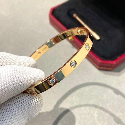 [Loran]CLASSIC 6.1MM LOVE BANGLE - 10-DIAMOND