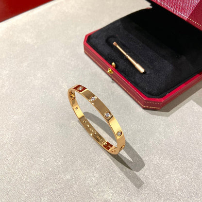 [Loran]CLASSIC 6.1MM LOVE BANGLE - 10-DIAMOND