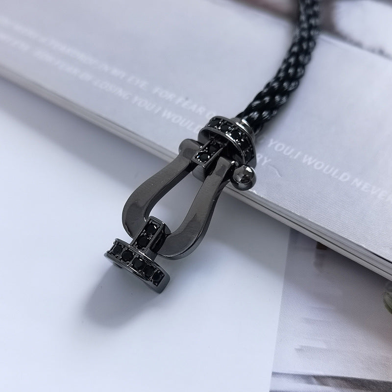 [Loran]FORCE LARGE SERIES BLACK SAMURAI BRACELET